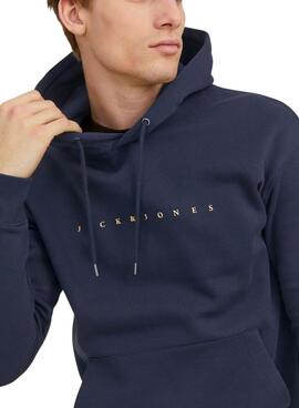Sweatshirt Jack and Jones en azul marino para hombre