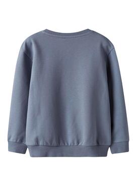 Sweatshirt Name It Saxo bleu pour garçon
