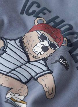 Sweatshirt Name It Saxo bleu pour garçon