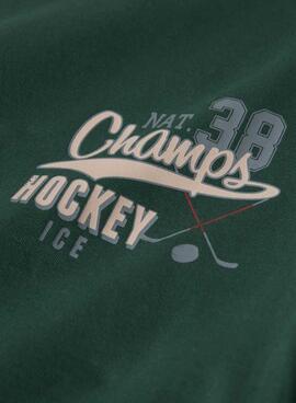 Sweat à capuche Name It Saul vert pour garçon