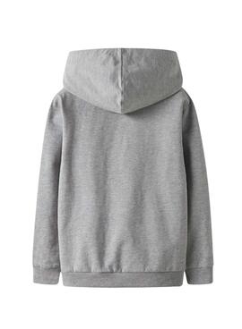 Sweatshirt Name It Steven gris pour garçon.