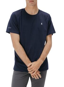 T-shirt El Pulpo basique bleu marine pour homme