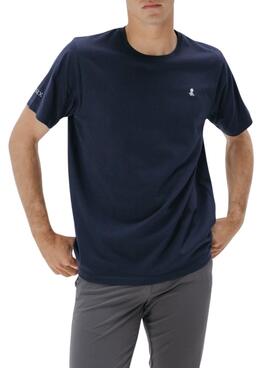 T-shirt El Pulpo basique bleu marine pour homme