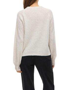 Maillot beige pour femme Vila Vivilas