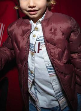 Veste bombardier bordeaux Mayoral pour garçon et fille