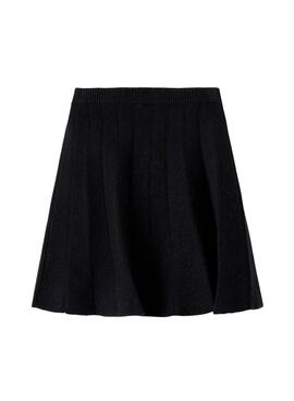 Jupe en tricot Name It Sonia noire pour fille