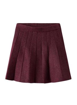 Jupe Name It Sonia grenat pour fille