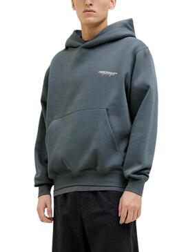 Sweatshirt Jack and Jones Islington blanc pour homme.