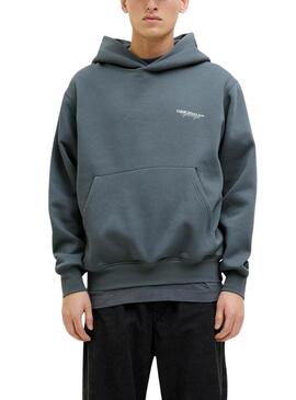 Sweatshirt Jack and Jones Islington blanc pour homme.