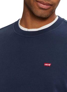 Sweatshirt Levi's basic bleue pour homme