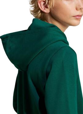 Sweat Adidas Trefoil vert pour fille et garçon