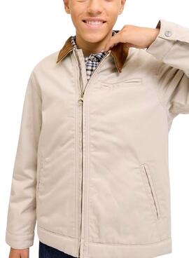 Veste Jack and Jones Norrebro beige pour garçon