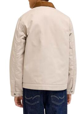 Veste Jack and Jones Norrebro beige pour garçon