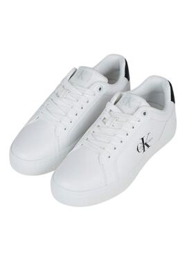 Sneakers Calvin Klein Jeans Classic Cupsole blanc pour femme.