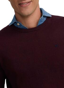 Maillot classique grenat Silbon pour homme