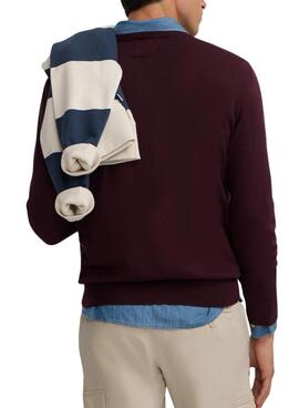 Maillot classique grenat Silbon pour homme