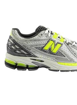 Chaussures New Balance U1960 blanc, gris et vert pour homme