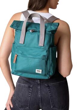 Sac à dos Roka Canfield petit bleu turquoise pour femme et homme.
