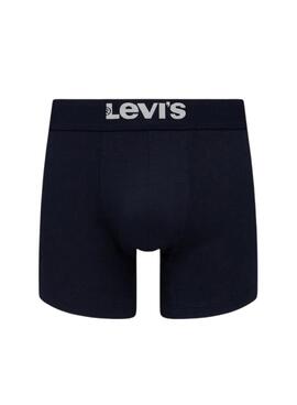 Pack 3 caleçons Levis Giftbox Denim marine pour homme.