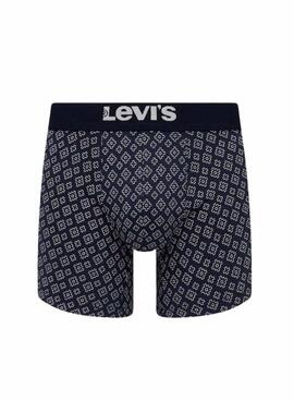 Pack 3 caleçons Levis Giftbox Denim marine pour homme.