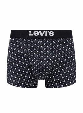 Pack 2 boxers Levis Minimal noir pour homme