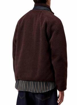 Veste polaire Carhartt Prentis marron pour homme