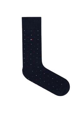 Pack 2 paires de chaussettes Tommy Hilfiger bleu marine pour hommes