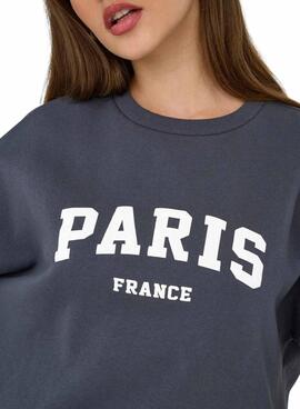 Sweat-shirt Only Onlsweat Life marine pour femme