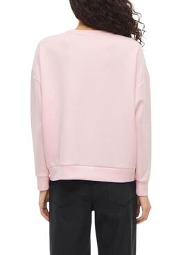 Sweat à capuche Vila Visiffi rose pour femme