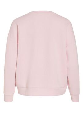 Sweat à capuche Vila Visiffi rose pour femme