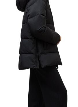 Veste matelassée Ecoalf Fuji noire pour femme