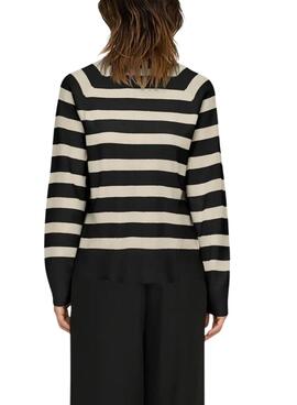 Maillot Only Aime les rayures noires pour femme