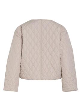 Veste matelassée beige Vitate pour femme