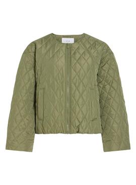 Veste matelassée Vitate verte pour femme