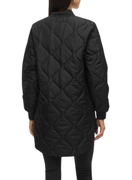 Manteau matelassé noir Vila Vitate pour femme