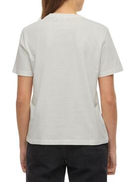 T-shirt Vila Viybilla Rose blanc pour femme