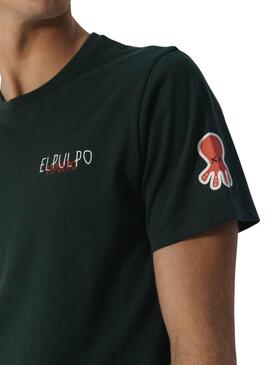 Maillot El Pulpo triple logo vert pour homme