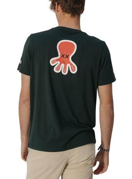 Maillot El Pulpo triple logo vert pour homme