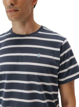 Maillot El Pulpo à rayures bleu marine pour homme