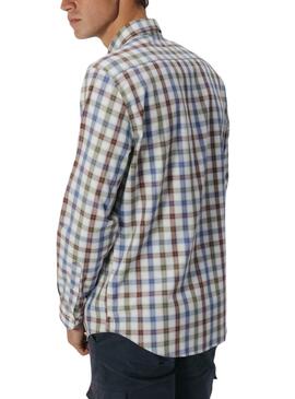Chemise El Pulpo à carreaux multicolores pour homme