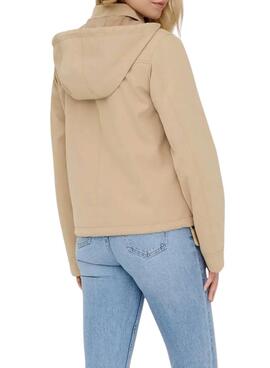 Veste Only Norma beige pour femme.