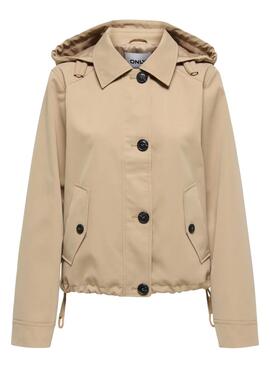 Veste Only Norma beige pour femme.