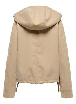 Veste Only Norma beige pour femme.