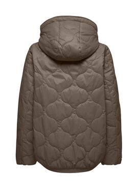 Veste de chasse Only Miki marron pour femme.