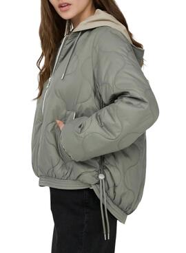 Veste de chasse Only Miki verte pour femme