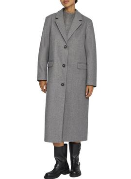 Manteau Vila Visolo gris pour femme.