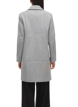 Manteau gris pour femme Vila Claudia