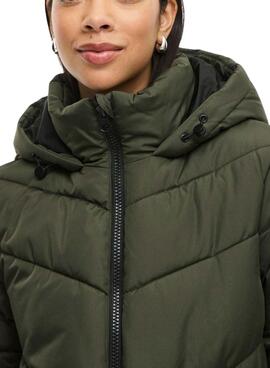 Manteau matelassé Vila Milja vert pour femme
