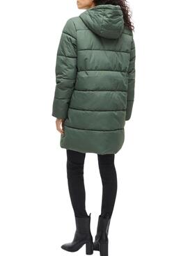 Manteau matelassé Vila Karla vert pour femme