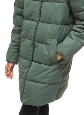 Manteau matelassé Vila Karla vert pour femme